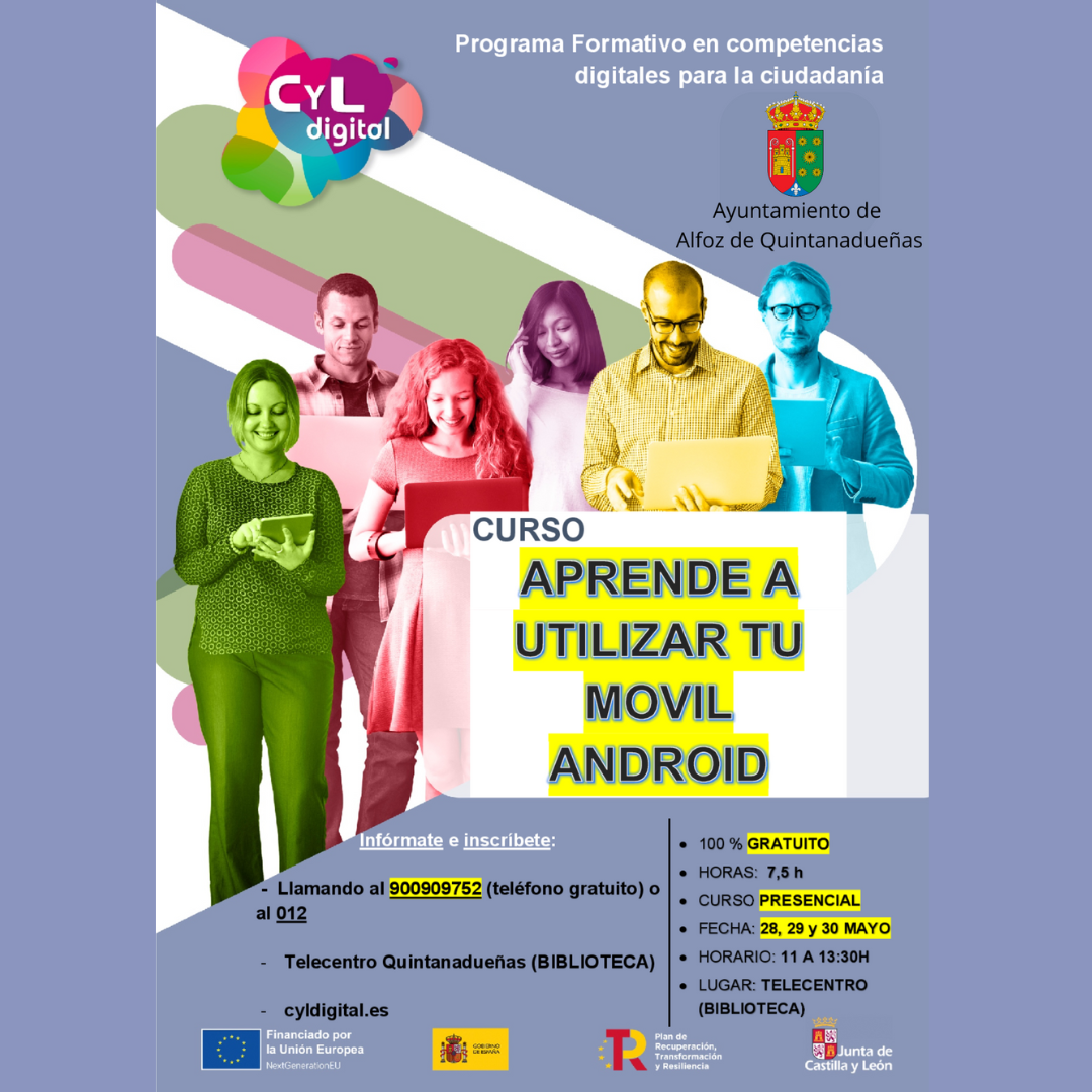 Curso CyL Digital Aprende a utilizar tu móvil Android