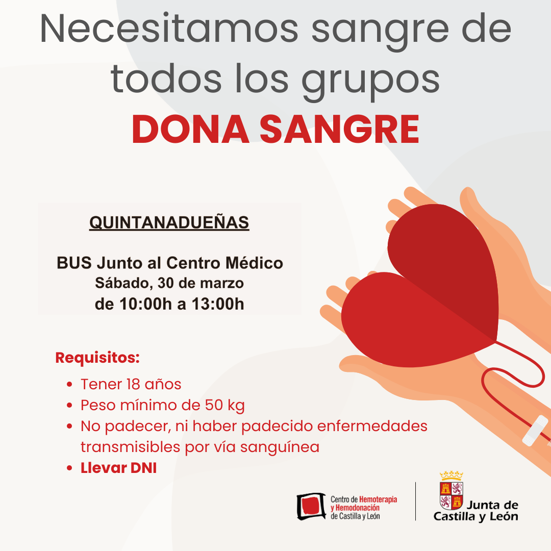 Campaña hemodonación 30 de marzo requisitos