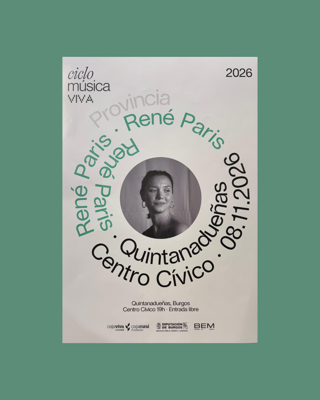CICLO MÚSICA VIVA 2026, René París