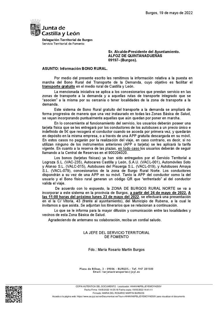 RUTAS DE LA ZONA DE SALUD DE BURGOS RURAL NORTE